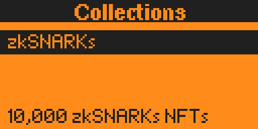 ZFlip screen: real-collections