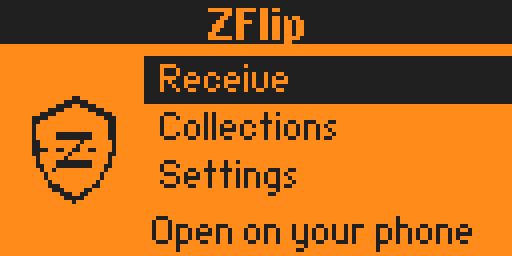 ZFlip screen: real-home
