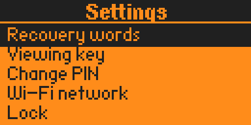ZFlip screen: real-settings